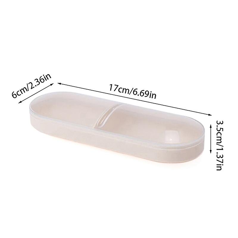 Capsule Dust-Proof Cotton Swab Storage Box Multi-Function Compartment Cotton Swab Cosmetic Cotton Toothpick Sundries Storage Box
