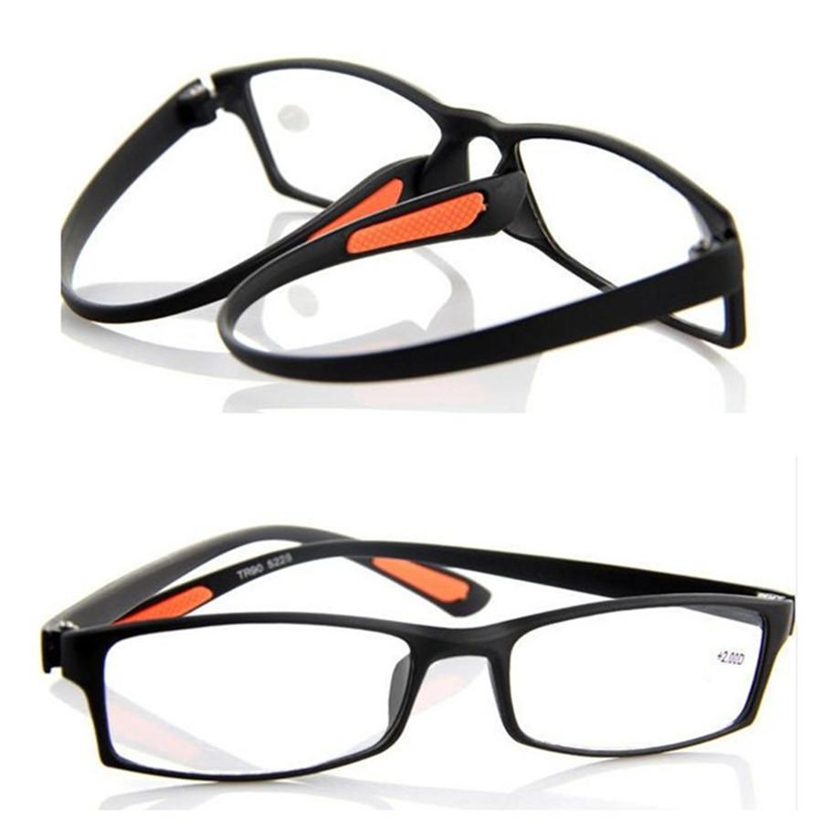 Men Women Fashion Reading Glasses Flexible TR90 Frame Reader Spectacles +1.0 1.5 2.0 2.5 3.0 3.5 4.0 Eyeglasses Eyewear