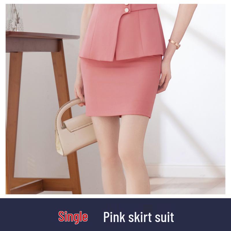 

Women s Summer Professional Workwear Suit - Gold Shop Uniform Trousers, Manager Formal Wear XL