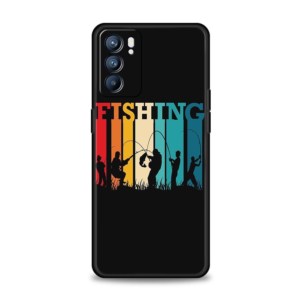 Hunting Fishing Man Phone Case For Oppo Reno 13 12 11 10 7 F Find X5 X6 A98 A80 A79 A78 A57 A54 A31 A17 Pro 5G Soft TPU Cover