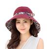 Hat Foldable Breathable Cotton Reversible Foldable Cap for Summer