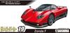 Aoshima Bunka Kyozai (AOSHIMA) The Supercar No. 19 124 '05 Pagani Zonda F Plastic Pre-Colored Plastic Model