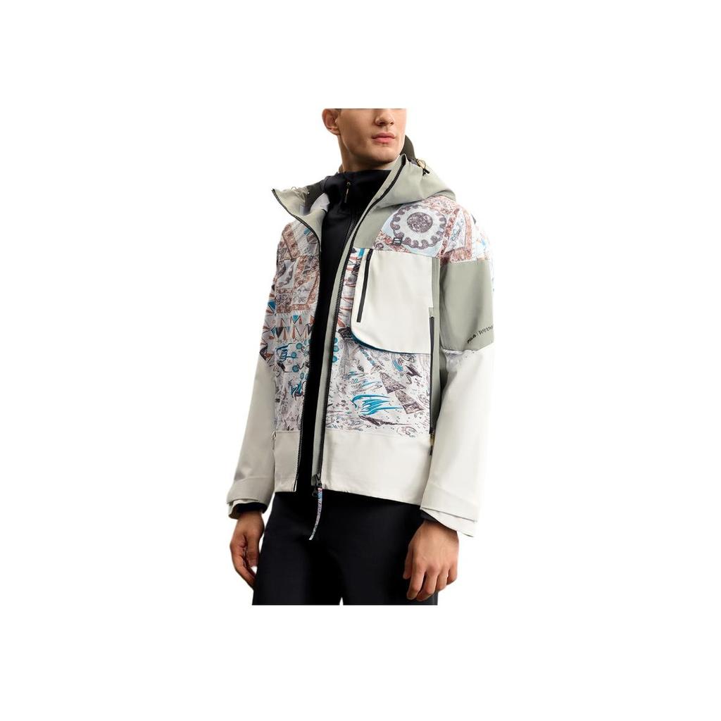 New FILA x Dunhuang Museum Jacket Men's Snow White A11M517719F-TW