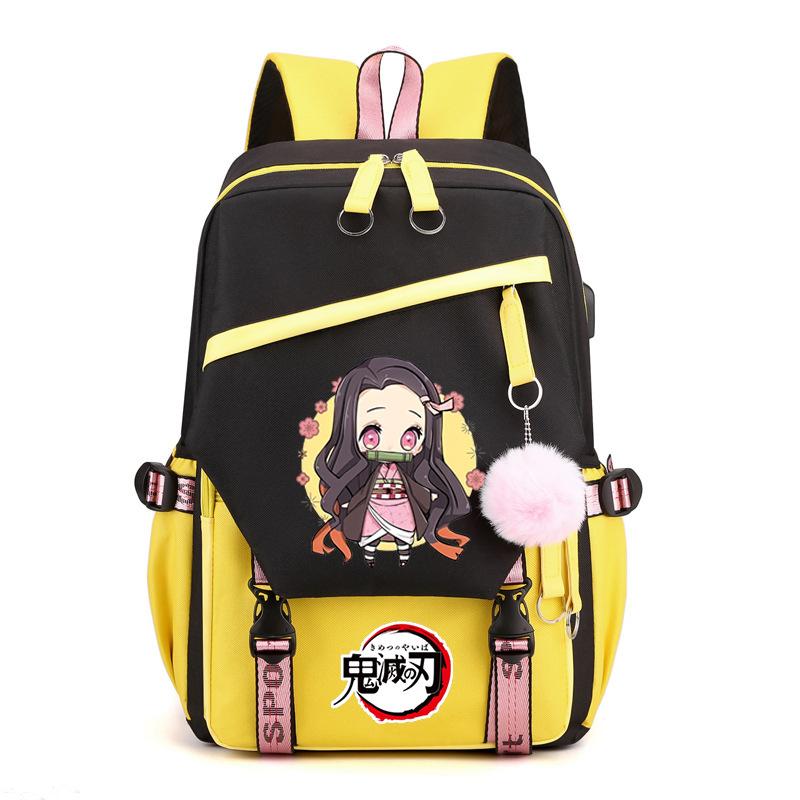 Ghost Annihilation Blade Peripheral Trend Backpack Large Capacity Waterproof Student Versatile School Bag