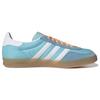 adidas Tênis Unissex Gazelle Indoor Usado Azul Goma Branco Nuvem HQ9017