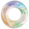 Adult Children Swim Ring Thickened Water Toy With Sequin Ink Pattern Painting