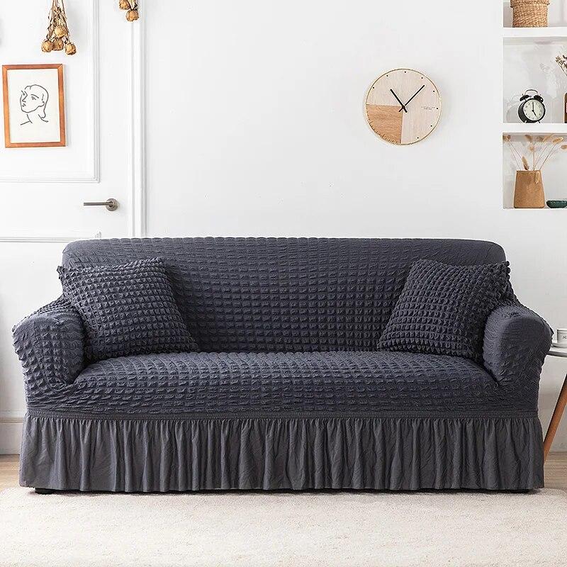 Buy Sofa Slipcover with Skirt Easy Fitted Sofa Cover for Living