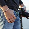 GAVU Howlite Matte Onyx Yin Yang Power Stone Bracelet for Men