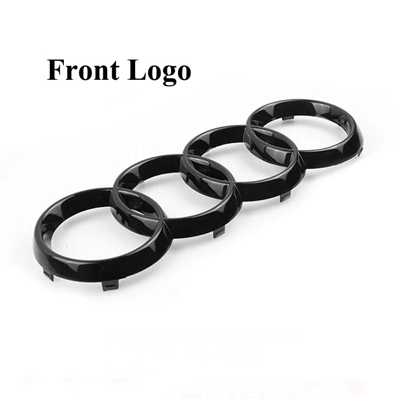 1 pezzo Emblema Cofano Anteriore Logo Cofano Badge Portellone Posteriore Per Audi A3 A4 A5 A6 A7 A1 A2 Q2 Q3 Q4 Q5 Q7 Q8 TT S3 S4 Adesivo Auto