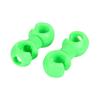 10PCS Cycling Bike S Clips Clamp Brake Cable Gear Housing Guides(Green)
