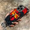 Chicken Hen Rooster Plating Phone Case For Iphone 16 17 Pro Max Air 16E 14 15 Plus 12 13 Mini Anti-Fall Airabag Cover