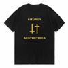 Liturgy Aesthethica Experimental Rock Black T Shirt streetwear Harajuku tee summer casua o-nec