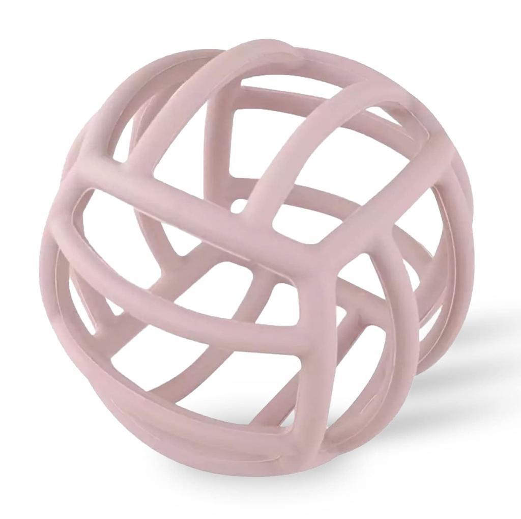miala Silicone Food Sanitation Law Inspection Teething Baby Baby Shower First Toy Carrying Case Ball, Passed, Ball, Ball, Toy, Gift, (Baby Pink,