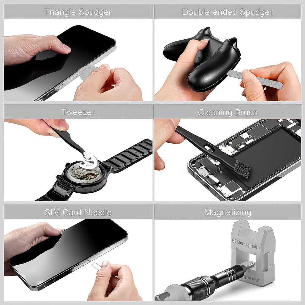 115 in 1 Kleines Präzisionsschraubendreher-Set, Werkzeuggeschenke für Männer Papa Ihn, für Elektronik, PC, Laptop, Brillen, Juweliere, Tür & Stuhl