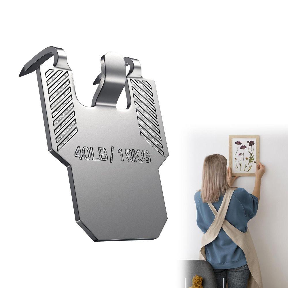 10pcs Large Size Claw Picture Hangers Damage-Free Heavy Duty No Damage Wall Hooks Secure Support Up To 40 Pounds
