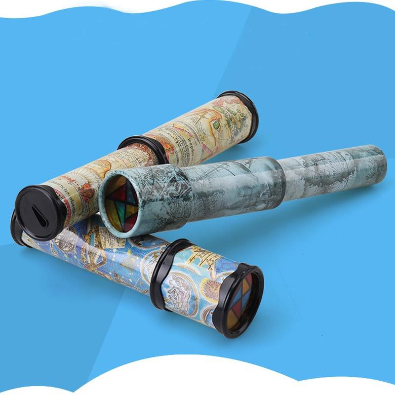 3 Kinds Large Scalable Rotating Kaleidoscopes Extended Rotation Adjustable Fancy Colored World Baby Toy Children Autism Kid Toy