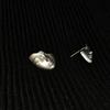 Fashion Mask Face Shape Earrings Exaggerated Artistic Design Alloy Texture Suitable for Youthful Women Various Event