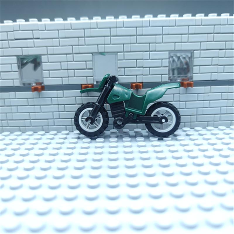 Tree Dog Roadblock Motorcycle Military MiniFigures Blocks Compatibled with Assembly Model Building Kits Kids Education Toys