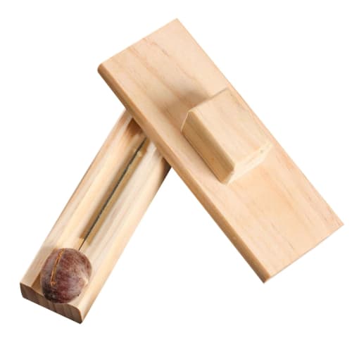 Chestnut Cutter, Wooden Nutcracker Clip, Practical and Beautiful Manual Chestnut Peeler, Nut Cracker, Multifunctional Chestnut Opener Clip for Kitchen