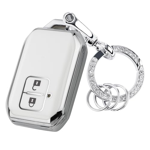 

[Унхоке] Чехол для ключей Hustler, Серия New Jimny 64, Чехол для ключей Spacia Custom, XBEE, Solio, Wagon R, Чехол для смарт-ключа, Держатель для ключей, Стильный, 2 кнопки, Безумный