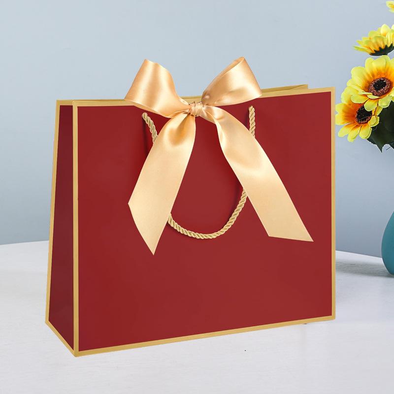 Gift, Cosmetic & Shopping Paper Bags with Bow Handles