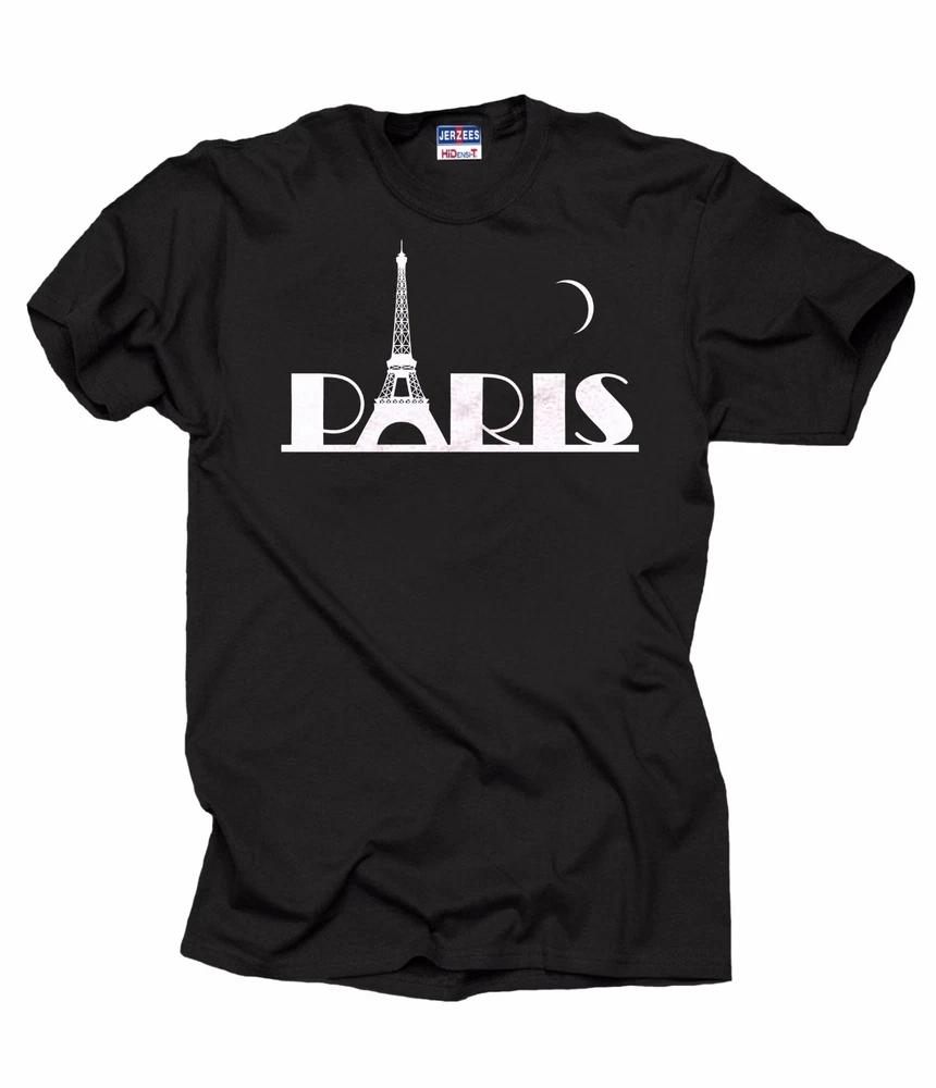 Paris TShirt France Romantic City Tee Shirt XL