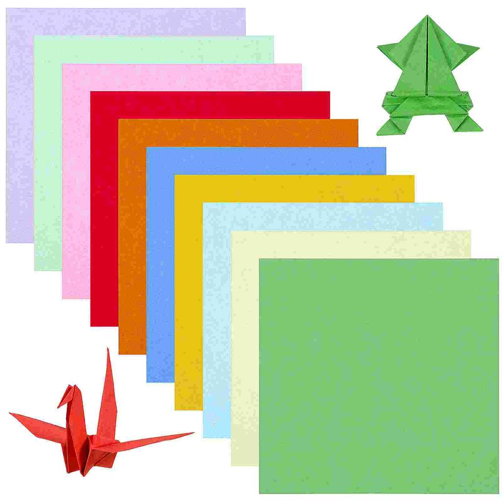 100 Sheets 15X15Cm Colorful Square Paper For Crafts Kids Adults Class Premium Thick Pastel Cardstock Diy Coloring