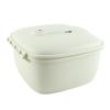 Convenient PET Rice Storage Container 5kg Locking Lid Kitchen Grain Bucket Airtight Grain Dispenser Kitchen Holder