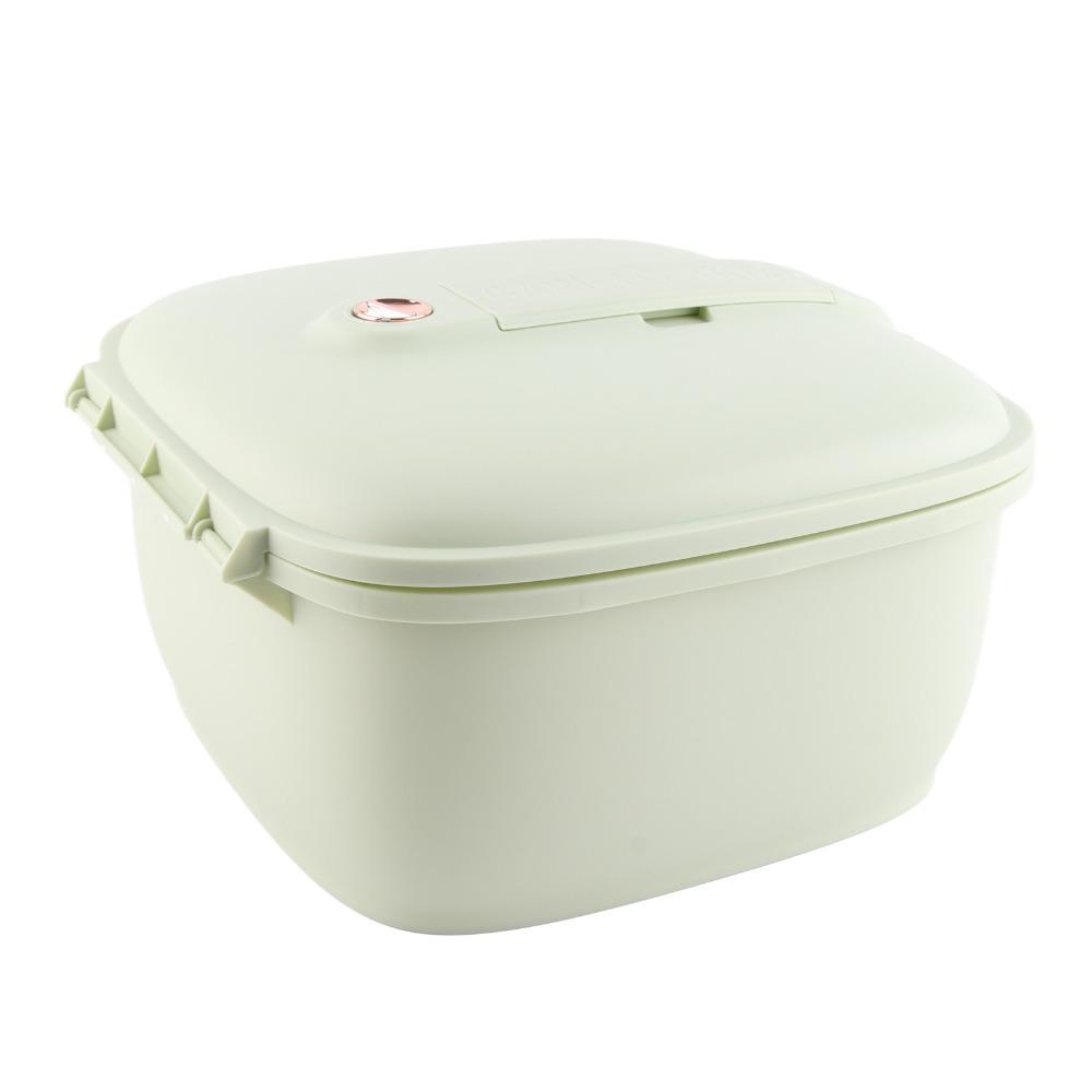 Convenient PET Rice Storage Container 5kg Locking Lid Kitchen Grain Bucket Airtight Grain Dispenser Kitchen Holder