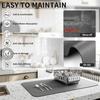 Modern Abstract Geometric Absorbent Dish Drying Mat Decor Multi-Functional Kitchen Counter Dining Table Coffee Machine Pad