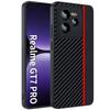 Case for Realme GT7 Pro GT6 GT Neo 6 SE 6T Carbon Fiber Texture Pattern Anti-fingerprint Back Cover for Realme GT7 Pro Case Capa