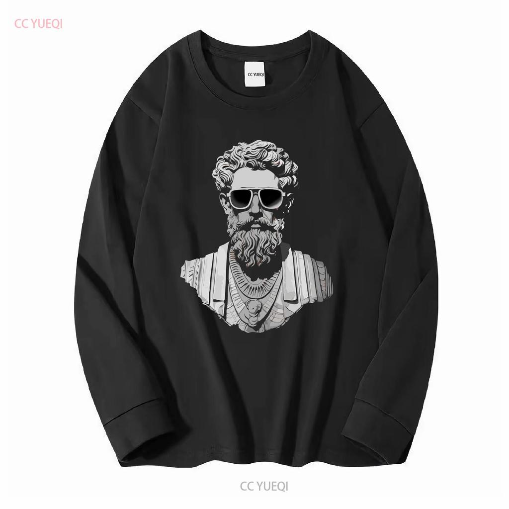 Marcus Aurelius Stoicism T Shirt Zen Buddha Quote Funny For Her Ladies Philosophy Think Deep Mindfulness Vintage Washed