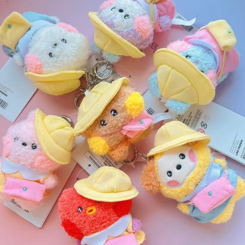 Anime Cartoon Chimmy Cooky Spring Tour Series Plush Toys Fashion New Plush Doll Backpack Keychain Accessories Girl Gifts