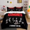 Ramones Band Graphic Print Bedding Duvet Cover Set Duvet Cover Pillowcases  (1*Duvet Cover 2*Pillowcases, without duvet insert)