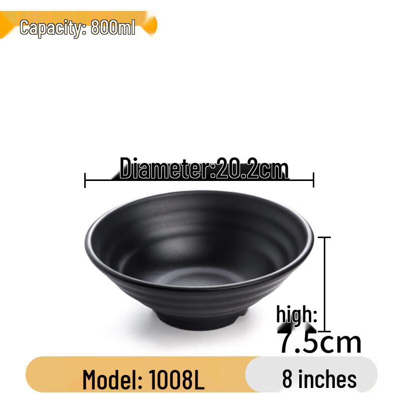 Japanese Style Melamine Ramen Bowl