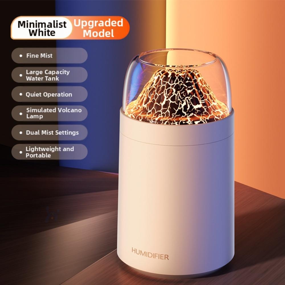 

Flame Mountain USB Humidifier with Efficient Mist Production and Whisper Quiet Operation for Continuous For Home Moisturizing білий