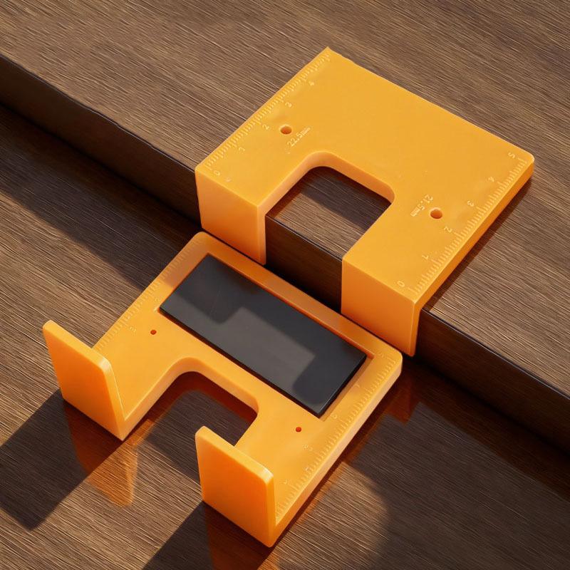 5 ks Magnetický distanční díl pro panty skříňových dveří s měřítkem 2mm Mezera Zarovnávací nástroj pro montáž skříňových dveří Magnetická šablona pro panty
