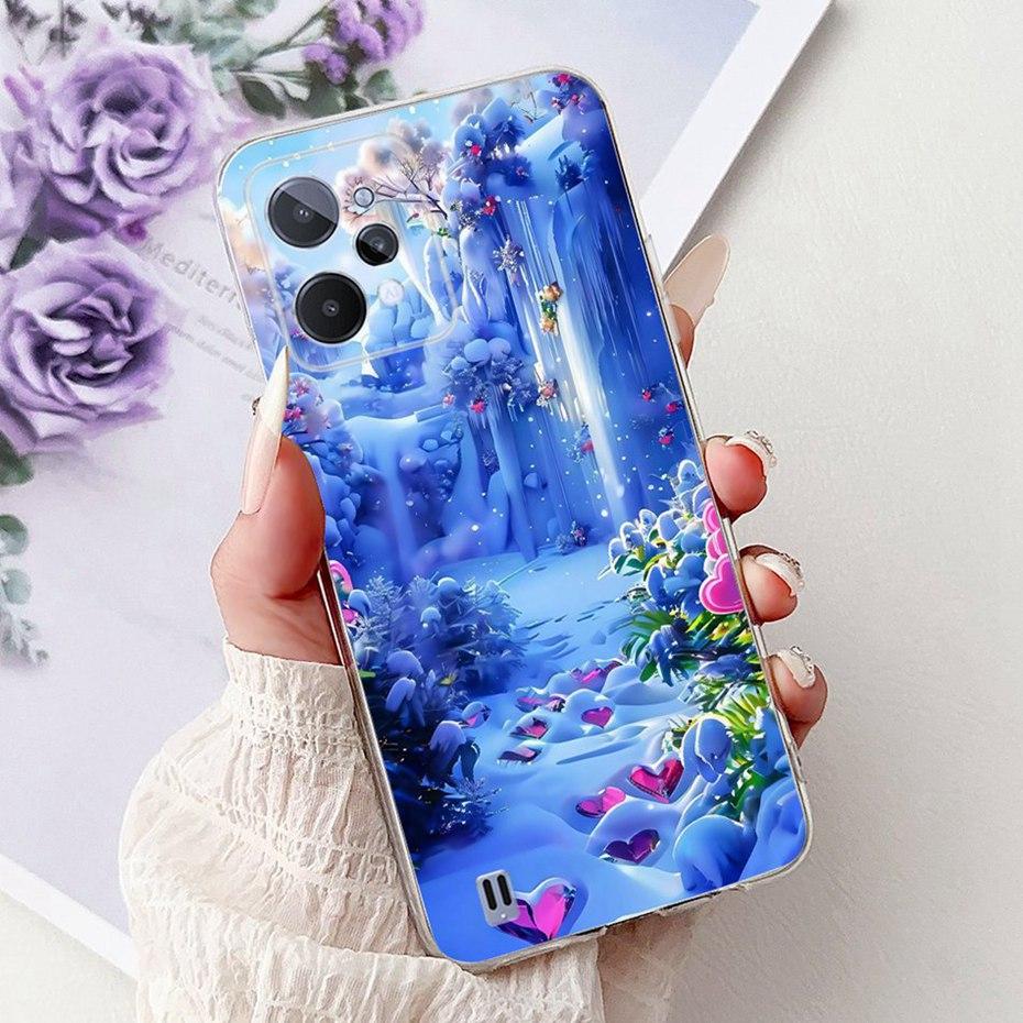 Cute Painting Phone Case For Realme C31 C33 Soft Silicone TPU Back Cover For Realme C31 C33 2023 Cases Bumpers