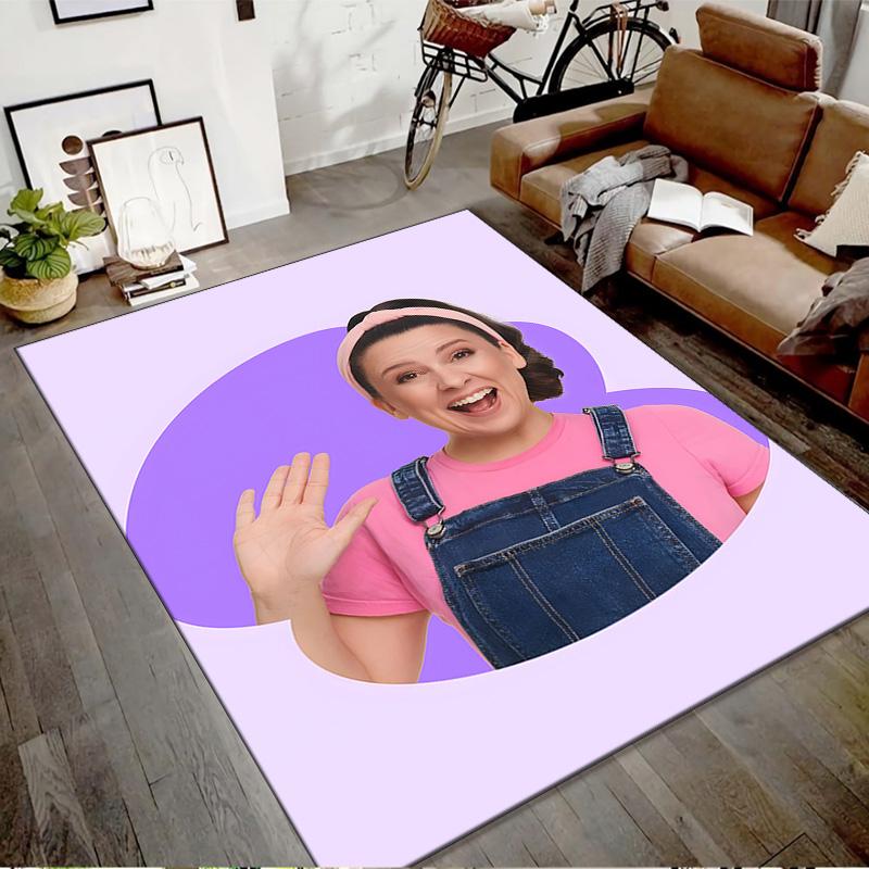 1pc Ms Rachel3 Design Printed Area Rug Carpet for Bedroom Living Room Home Decor Rugs Mat Non Slip Mat Rug for Bedside