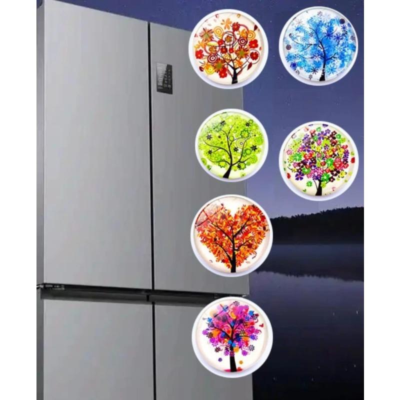 6 buc Magneți de frigider personalizați și amuzanți cu copac viu, magneți drăguți și creativi pentru frigider, pentru mesaje, decorativi