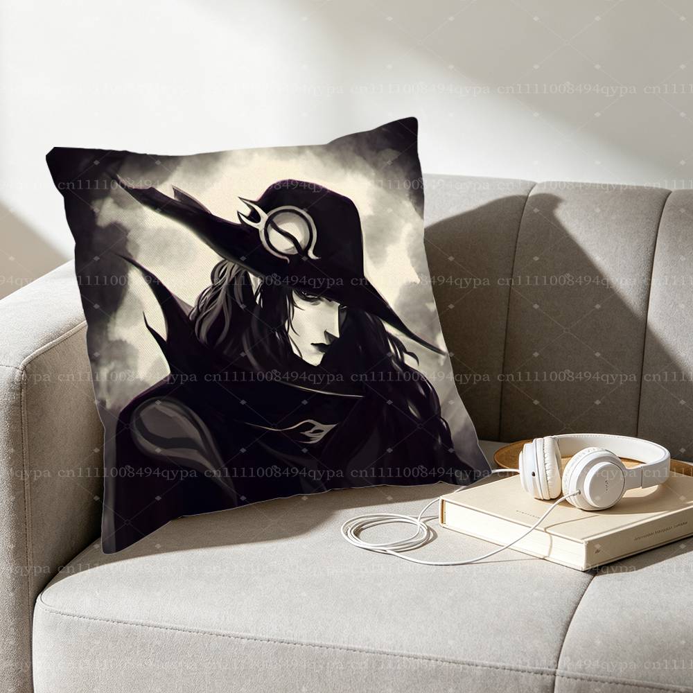VVampire Hunter D Pillow Case Decorative Throw Pillow Cover Premium Polyester Blend SofaBedCar Decor Washable Covers
