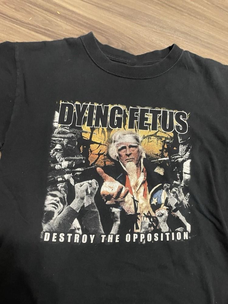 Новая футболка Dying Fetus Destroy the Opposition Подарок для фанатов Мужская Все размеры Унисекс Футболка JJ171 XXL