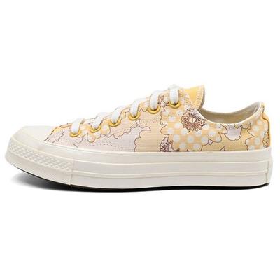 Tênis Feminino Chuck 70 Low Crafted Florals Amarelo Cyber-Mango Egret A00538C