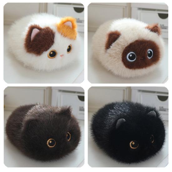 Holiday Decoration Cat Doll Cute Stuffed Animal Toy, 7.8" Realistic Kitten Plushies, Soft Decorative Prop for Party Companion Plush Doll, Birthday