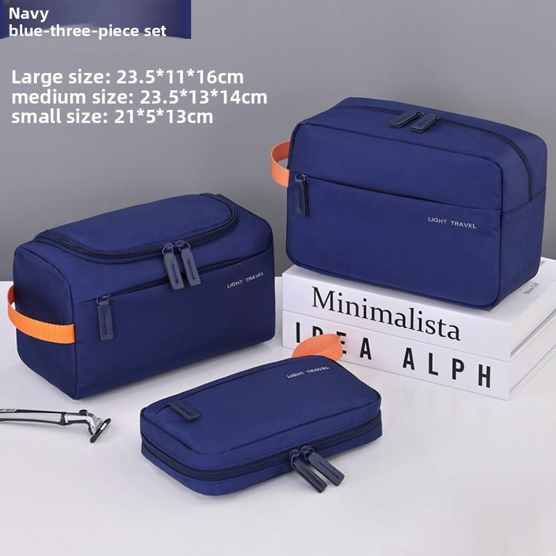 Business Travel Toiletry Bag With Oxford Cloth Material For Portable Organizing On Commutes