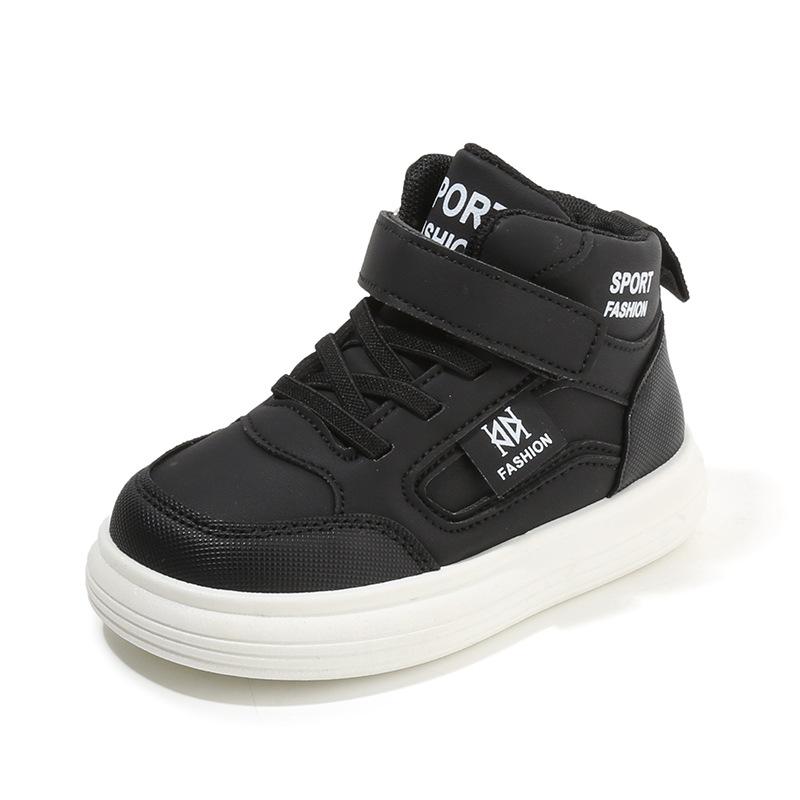 Children's sports shoes 2025 spring and autumn new boys' casual shoes high-top girls' board shoes lightweight soft-soled baby shoes