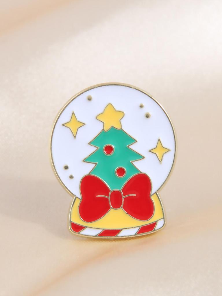 Christmas Fashion Enamel Pins: Stylish Brooches for Backpacks & Clothing