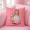 Hot Beautiful Singer M-Miley C-Cyrus Cushion Cover Pillowcase Short Plush Invisible Zipper Room Sofa Cushion Cover