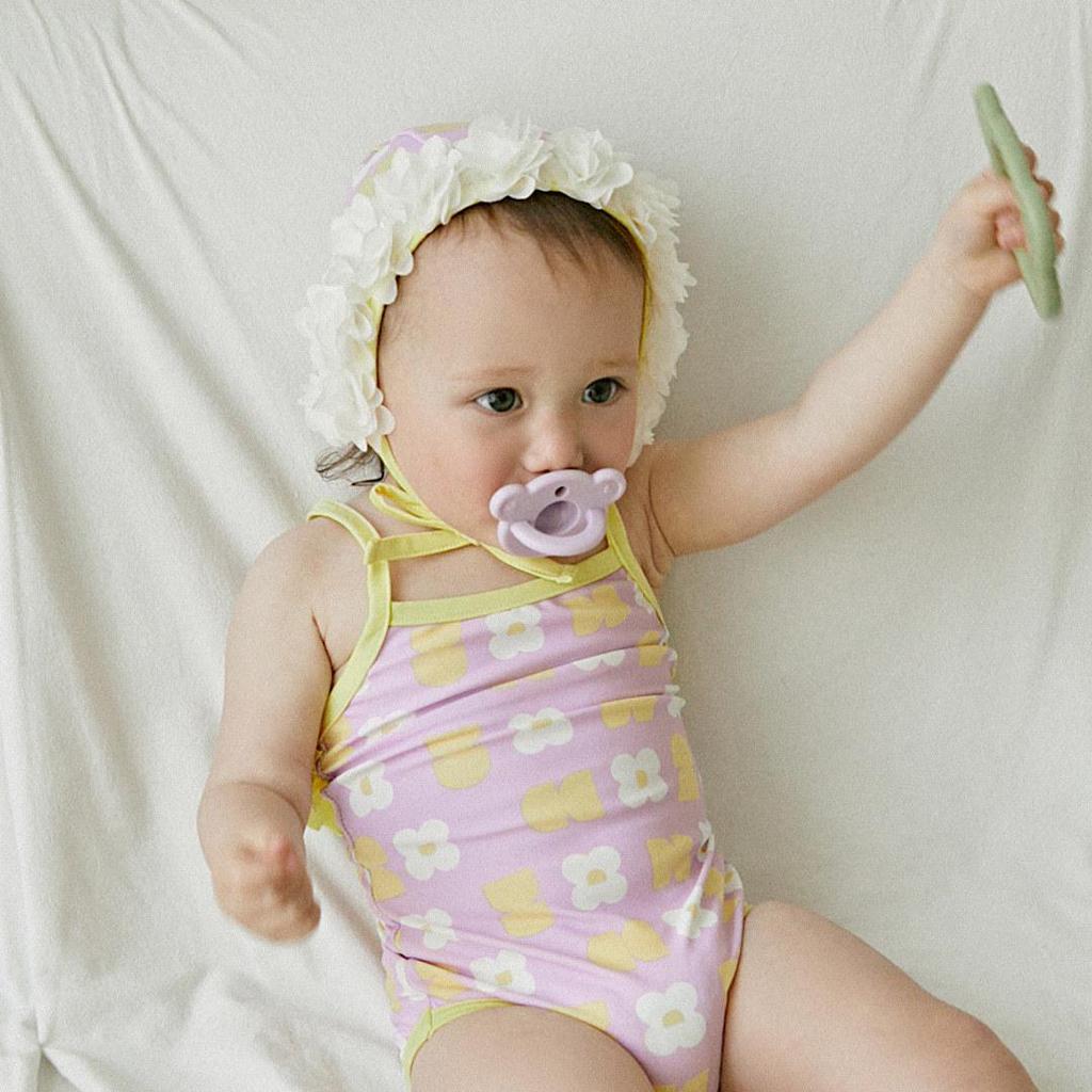 INS Newborn Ultra-Soft Silicone Pacifier, Anti-Colic, Sleep-Well Design for 0-6 Months