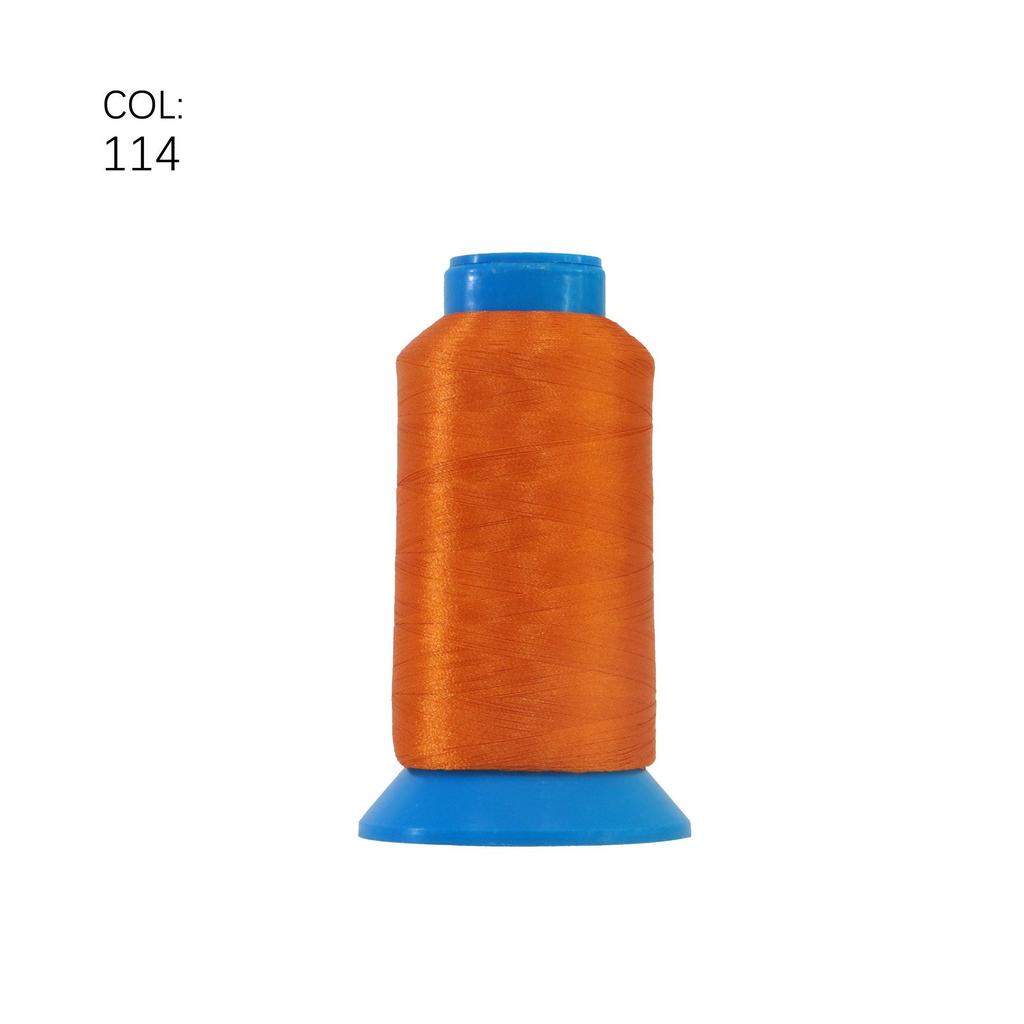 Linha de Bordado 75D/2 de Poliéster Ultrafino de Alta Resistência - 80 Cores, 4000 m